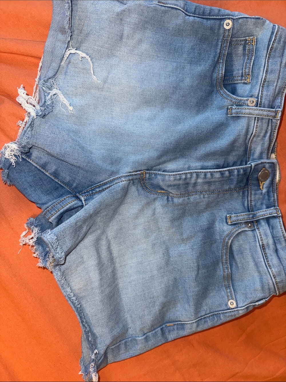 Universal Thread Light Blue Distressed Denim Shorts